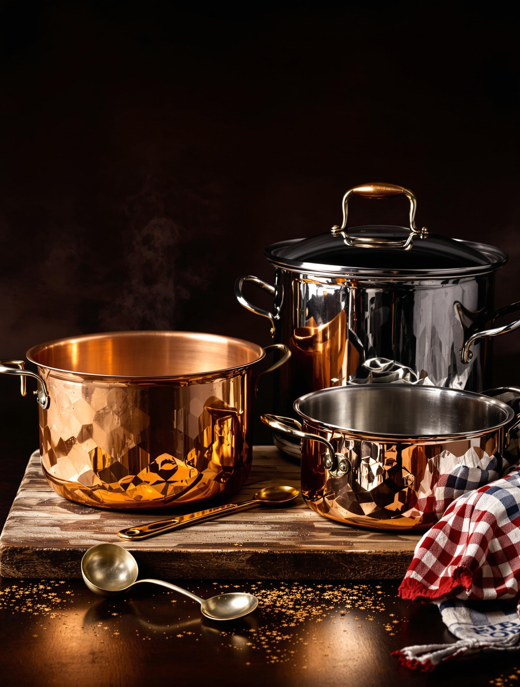 Comparatif entre bassine en cuivre, casserole inox et faitout pour confiture