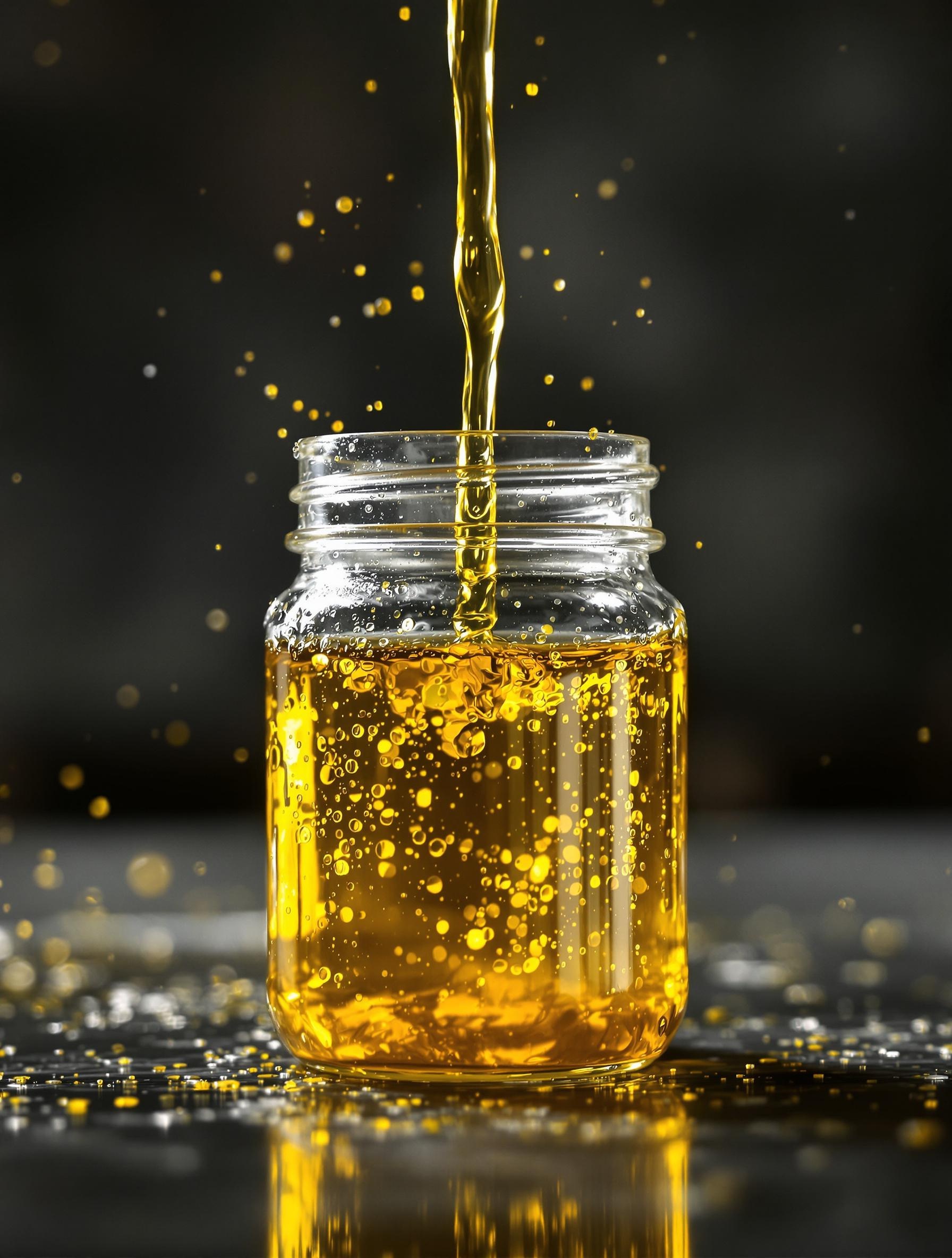 Bocal de vinaigrette émulsionnée