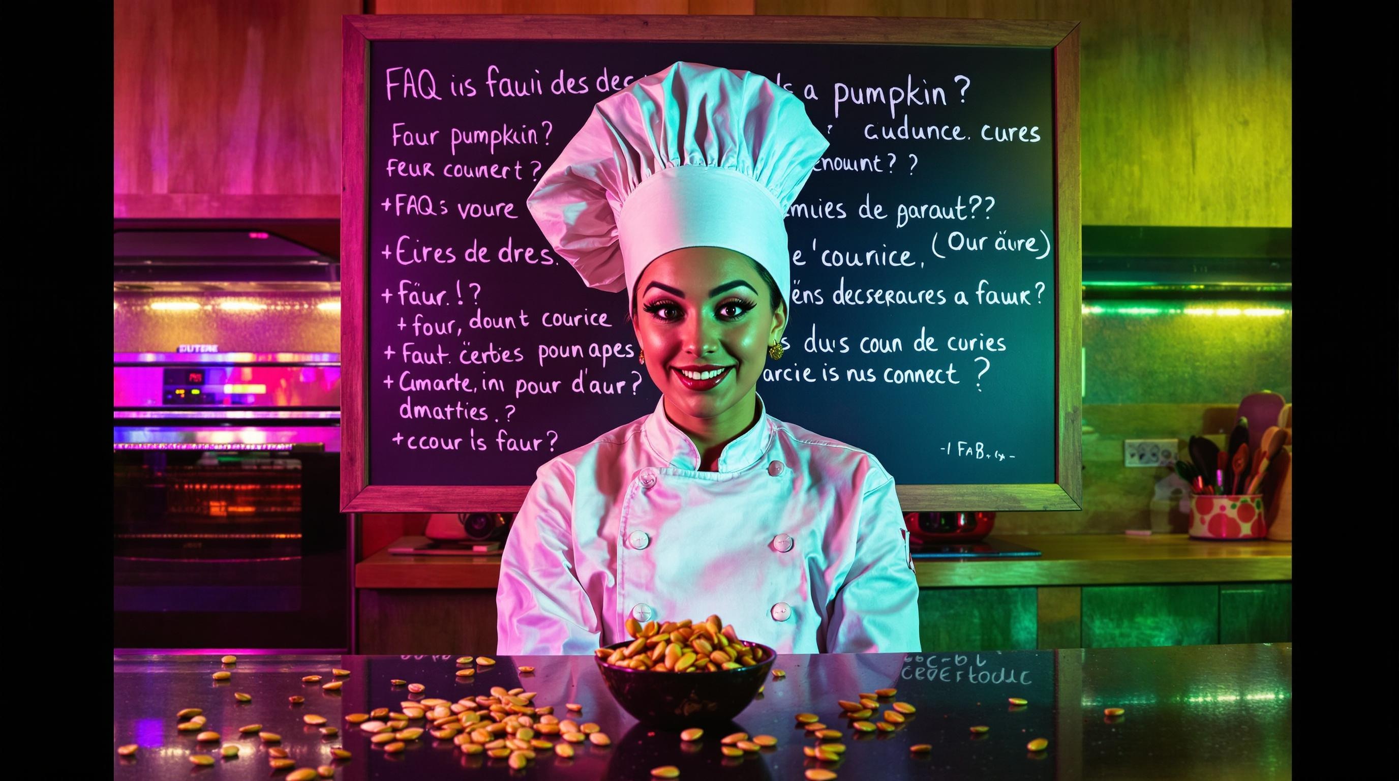 FAQ cuisine avec Eurydice et graines de courge grillées