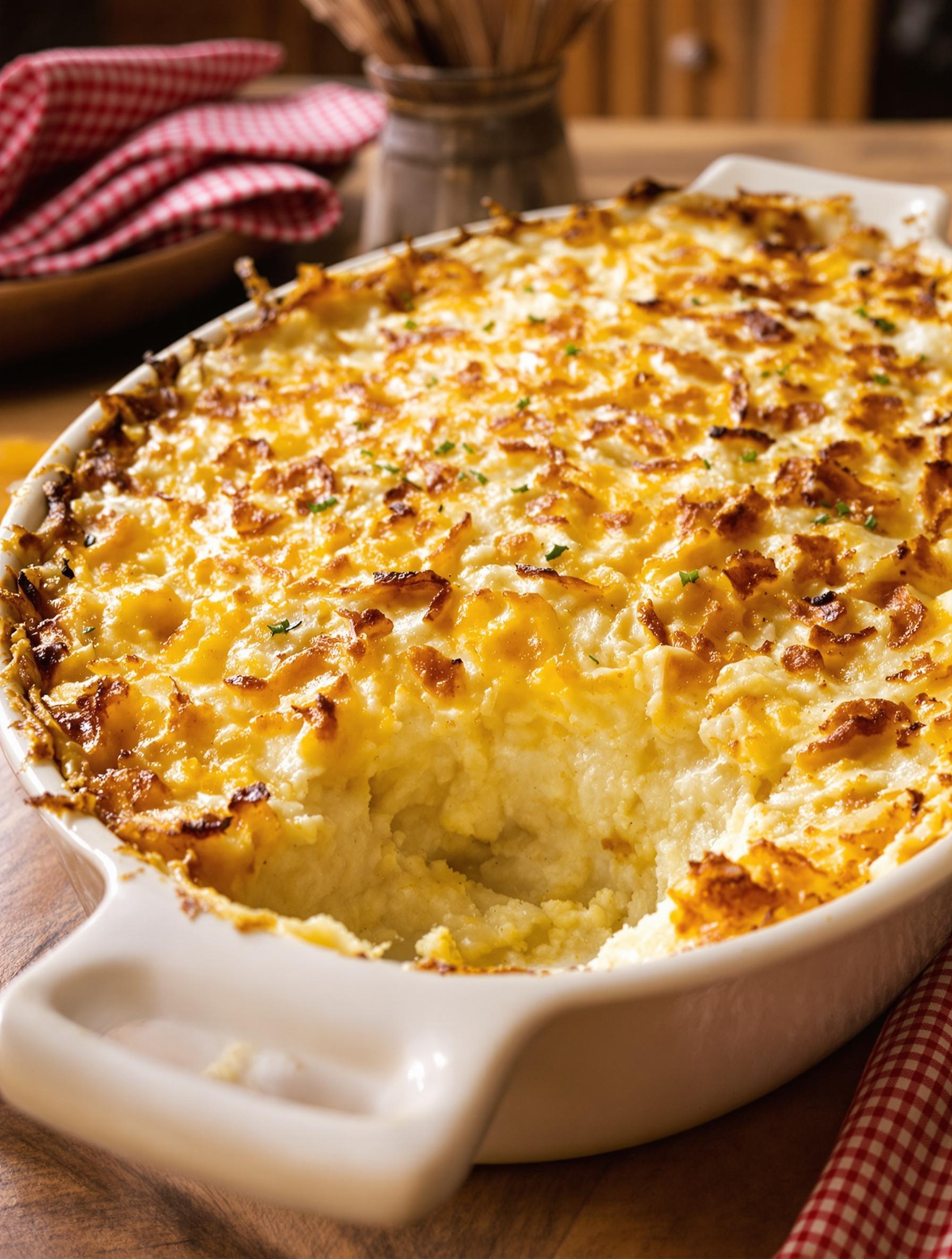 Gratin doré croustillant