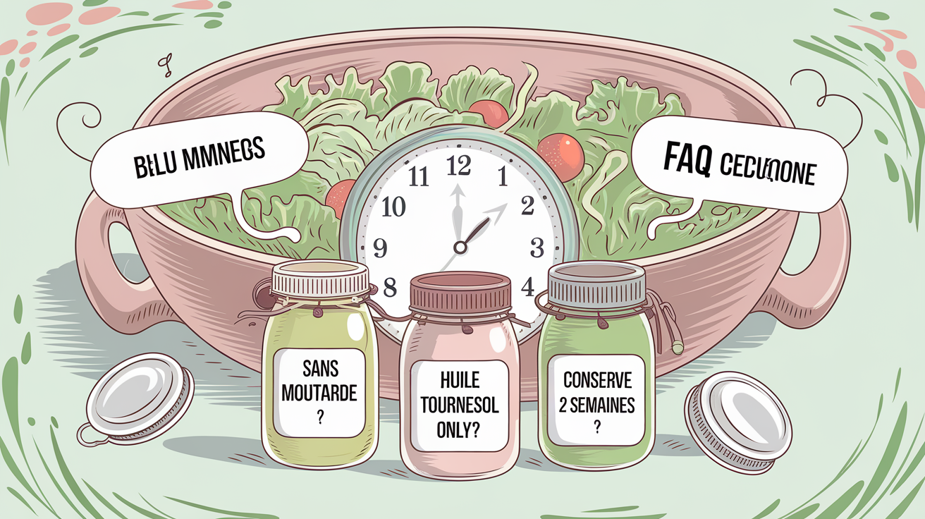 FAQ vinaigrette maison pots mason clin d’œil terroir lyonnais