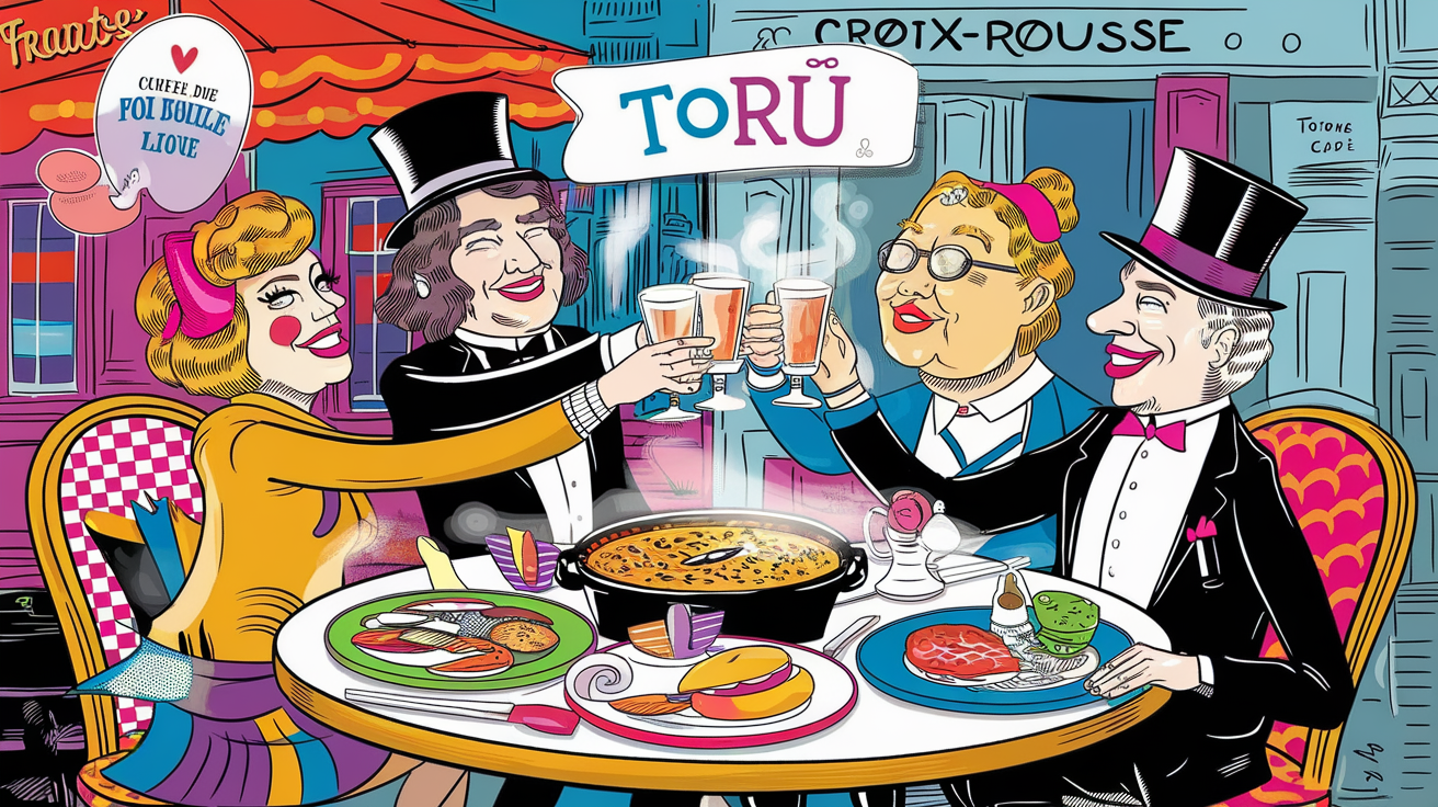 Brunch pop et burlesque au Torü à Lyon avec thé vintage et gratin