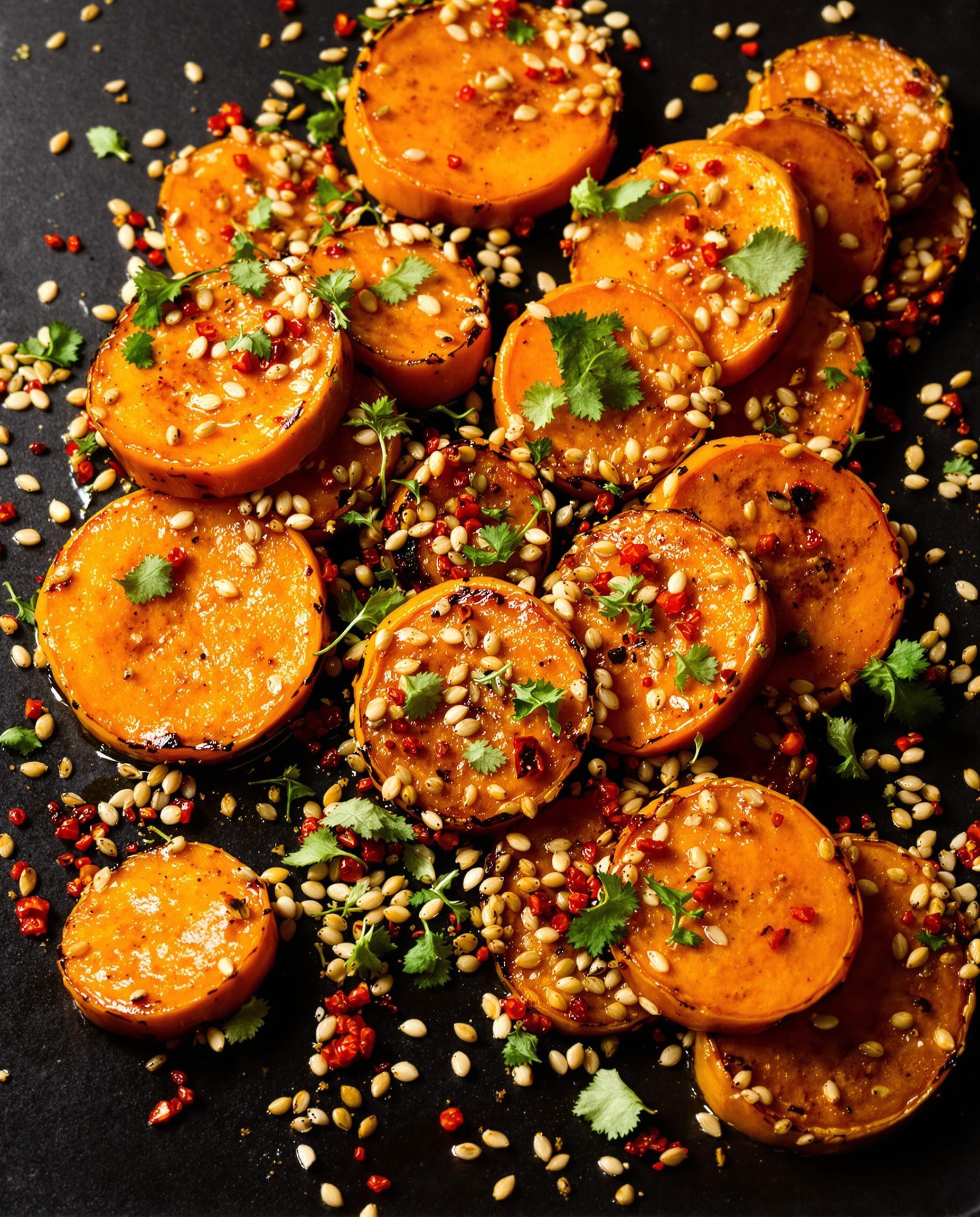 potimarron poêlé piment espelette herbes épicé effet punchy moderne