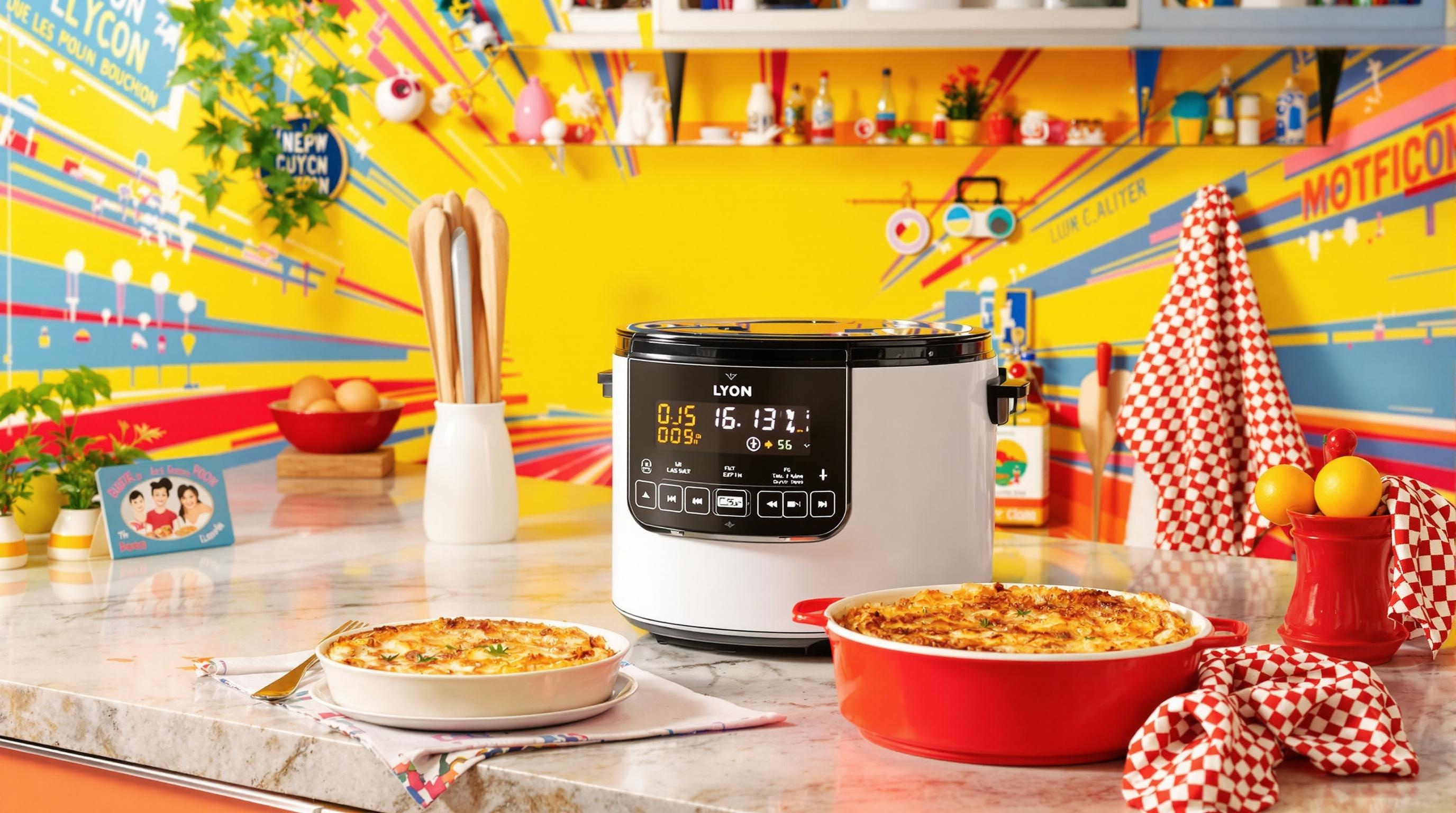robot cuiseur multifonction moderne gratin doré clin d'oeil lyonnais