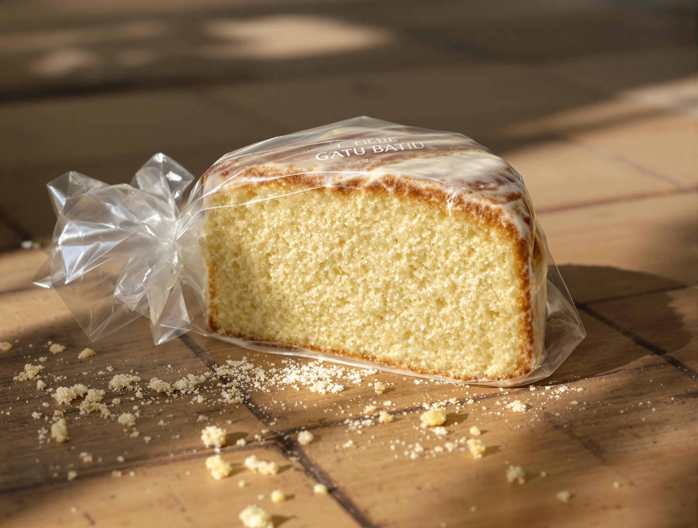 Gâteau battu picard emballé pour une conservation optimale